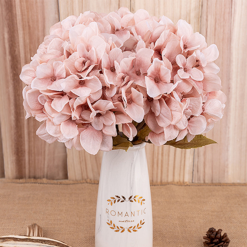 Artificial Flowers Hydrangea Branch Home Wedding Decor - ElegantHomeScapes