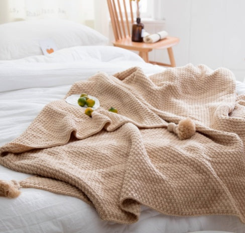 Cozy Knit Throw Blanket