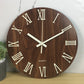 Glow In The Dark Wood Wall Clock - ElegantHomeScapes