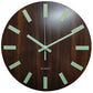 Glow In The Dark Wood Wall Clock - ElegantHomeScapes