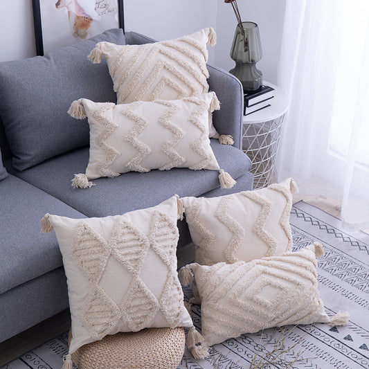 Nordic Tufted Pillow Cover