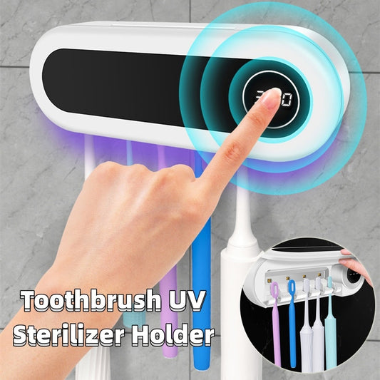 Smart Toothbrush UV Sterilizer Holder - ElegantHomeScapes