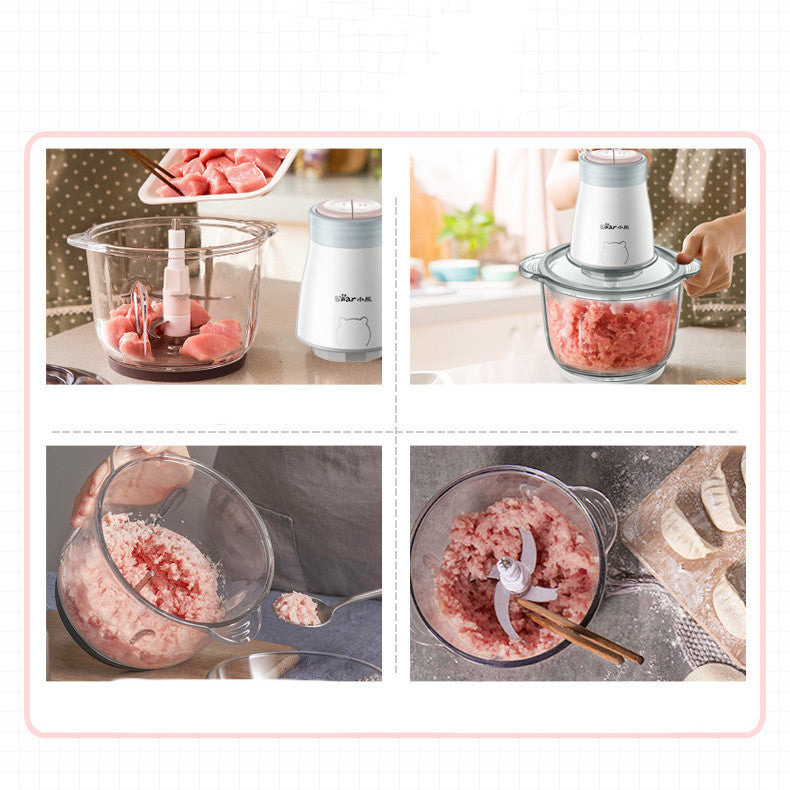 Household Electric Multi-function Small Vegetable Chopper Blender Cooking Machine - ElegantHomeScapes