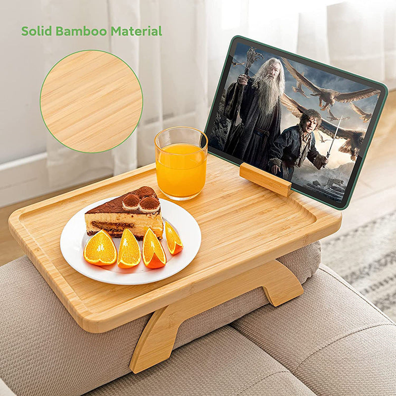 Bamboo Sofa Tray - ElegantHomeScapes