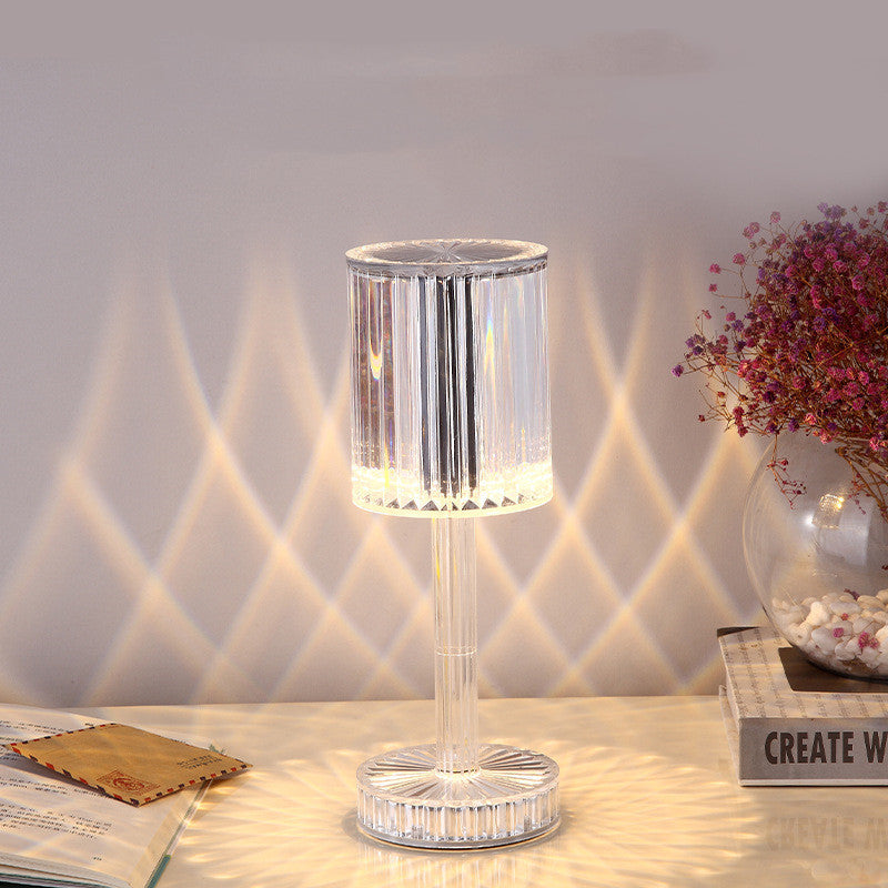 Crystal Table Lamp - ElegantHomeScapes