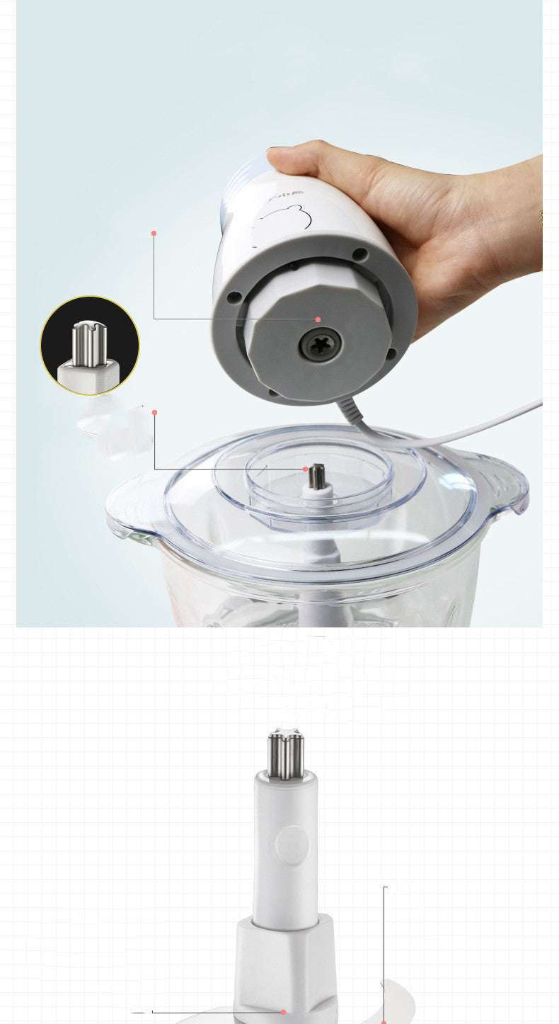 Household Electric Multi-function Small Vegetable Chopper Blender Cooking Machine - ElegantHomeScapes