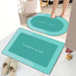 Simple Bathroom Absorbent Non-slip Floor Mat - ElegantHomeScapes