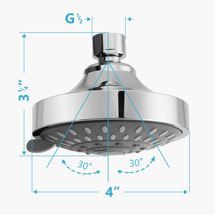 4-inch Shower Head High Pressure Shower - ElegantHomeScapes