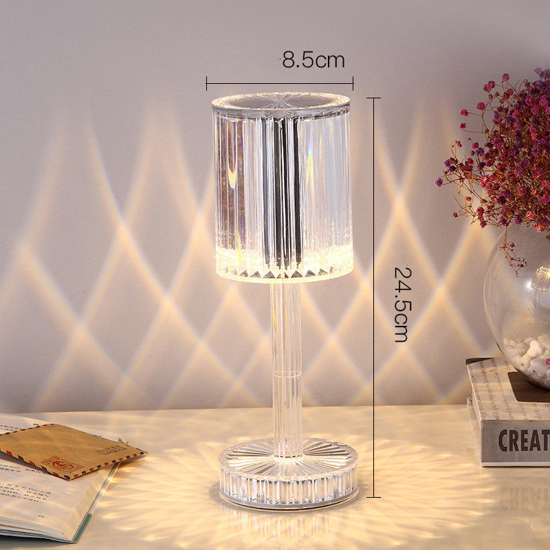 Crystal Table Lamp - ElegantHomeScapes