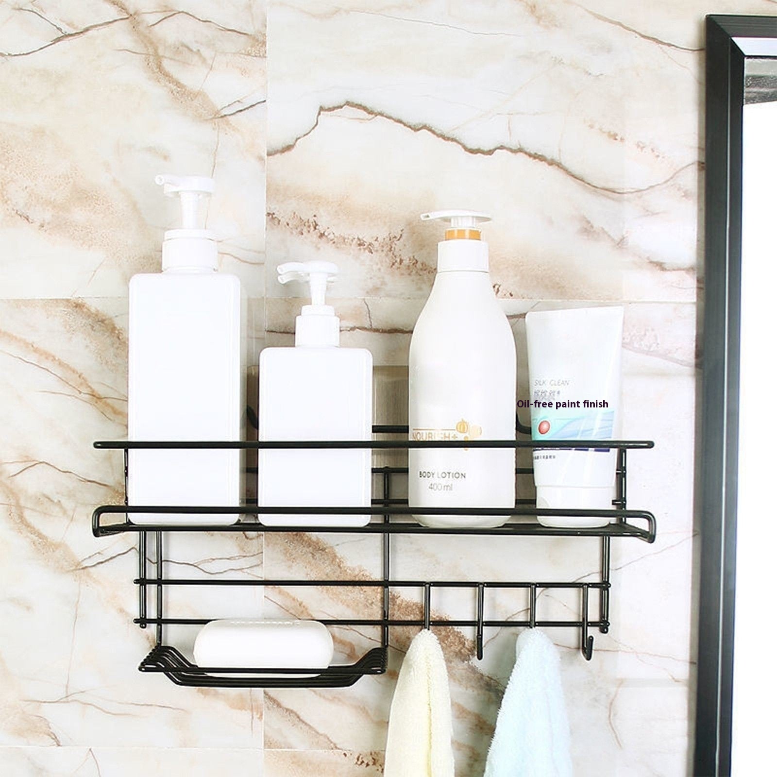 Punch-free Bathroom Storage Rack - ElegantHomeScapes