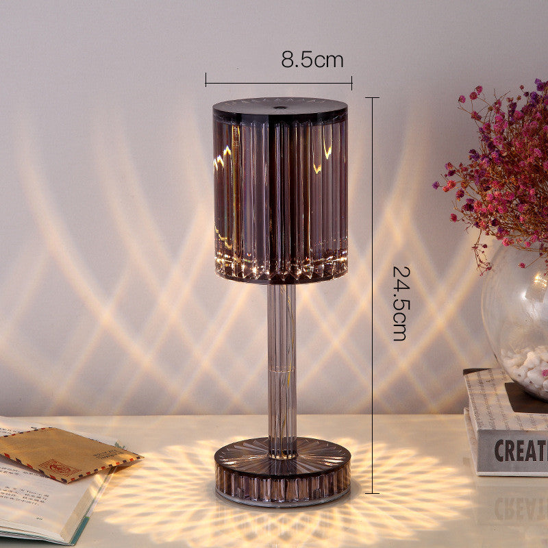 Crystal Table Lamp - ElegantHomeScapes