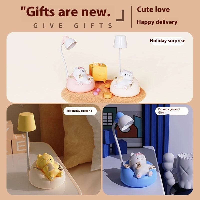 Sleeping Cat Night Lamp