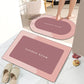 Simple Bathroom Absorbent Non-slip Floor Mat - ElegantHomeScapes