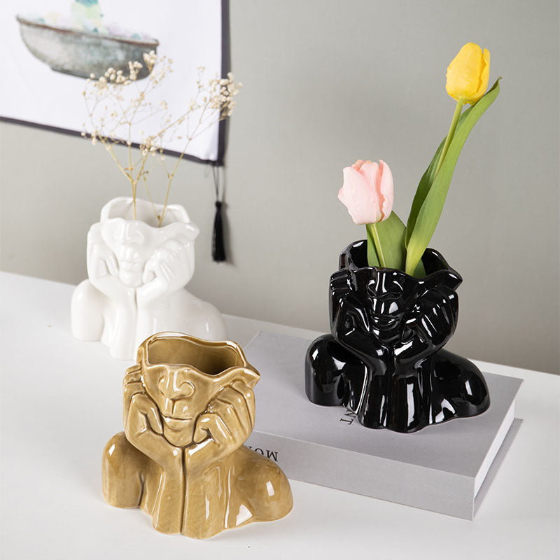 Home Decor Ceramic Vases - ElegantHomeScapes