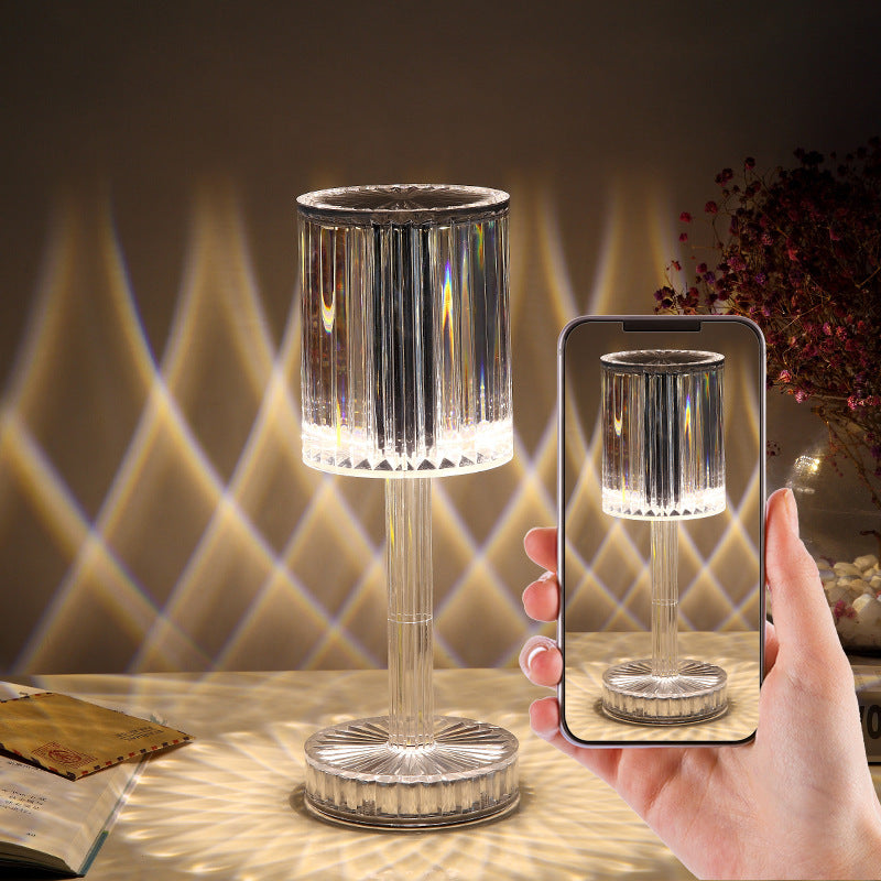 Crystal Table Lamp - ElegantHomeScapes