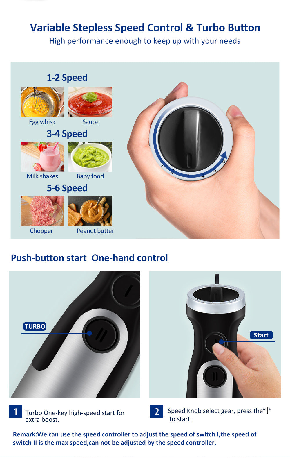 Hand Blender Juicer Cooking Stick - ElegantHomeScapes